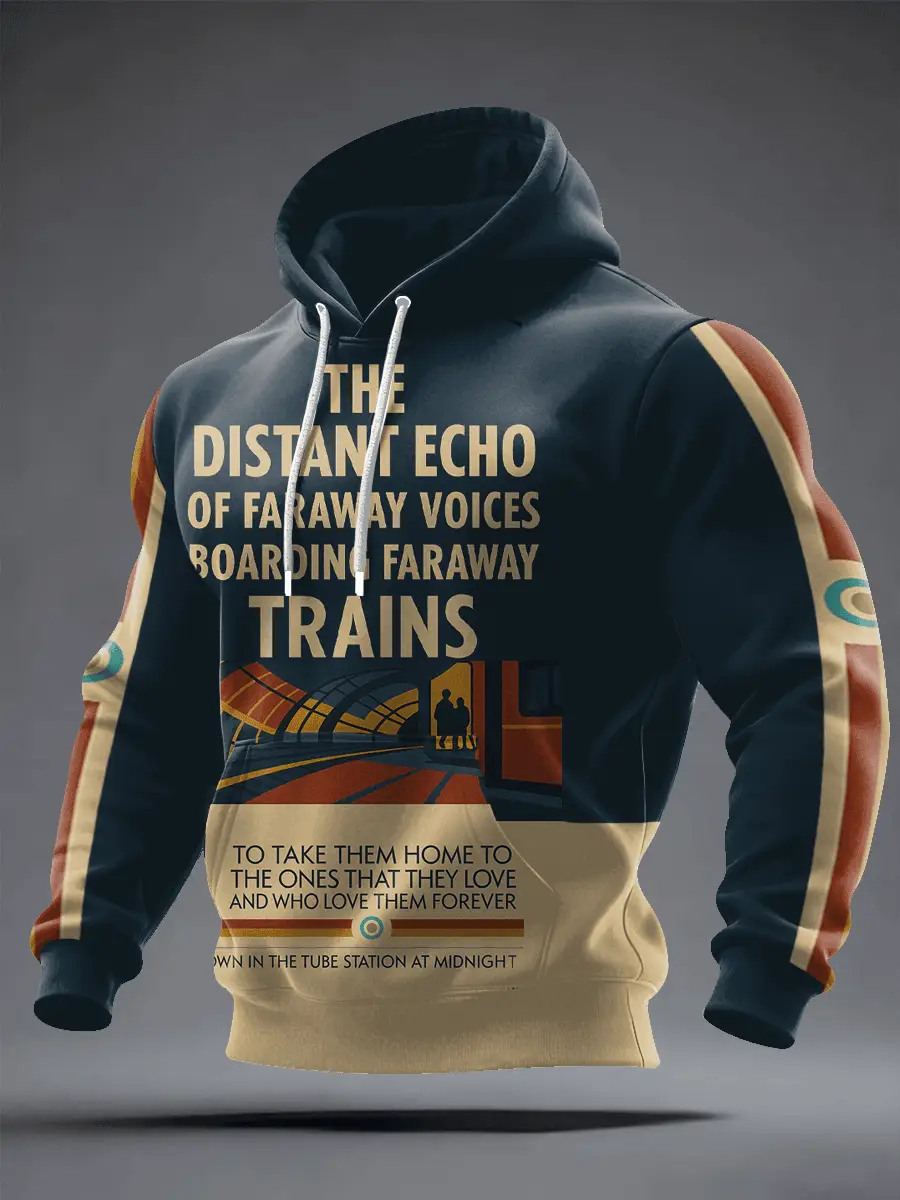 Paul Weller Merch The Distant Echo Hooded Sweatshirt Wonderful Presents For Boyfriend