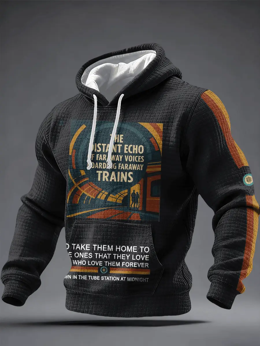 Paul Weller Merch The Distant Echo Mod Music Hoodie Paul Weller Fan Gift Ideas
