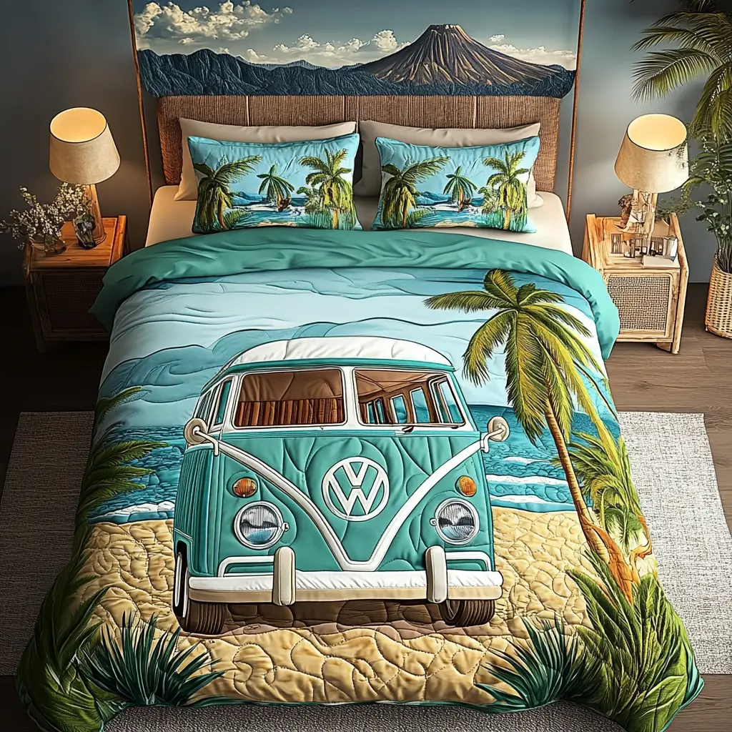 Peace Journey Quilted Bedding Set Perfect Bedroom Gift Set to Show You Care Peace Journey Quilted Bedding Set Perfect Bedroom Gift Set to Show You Care - Image 1