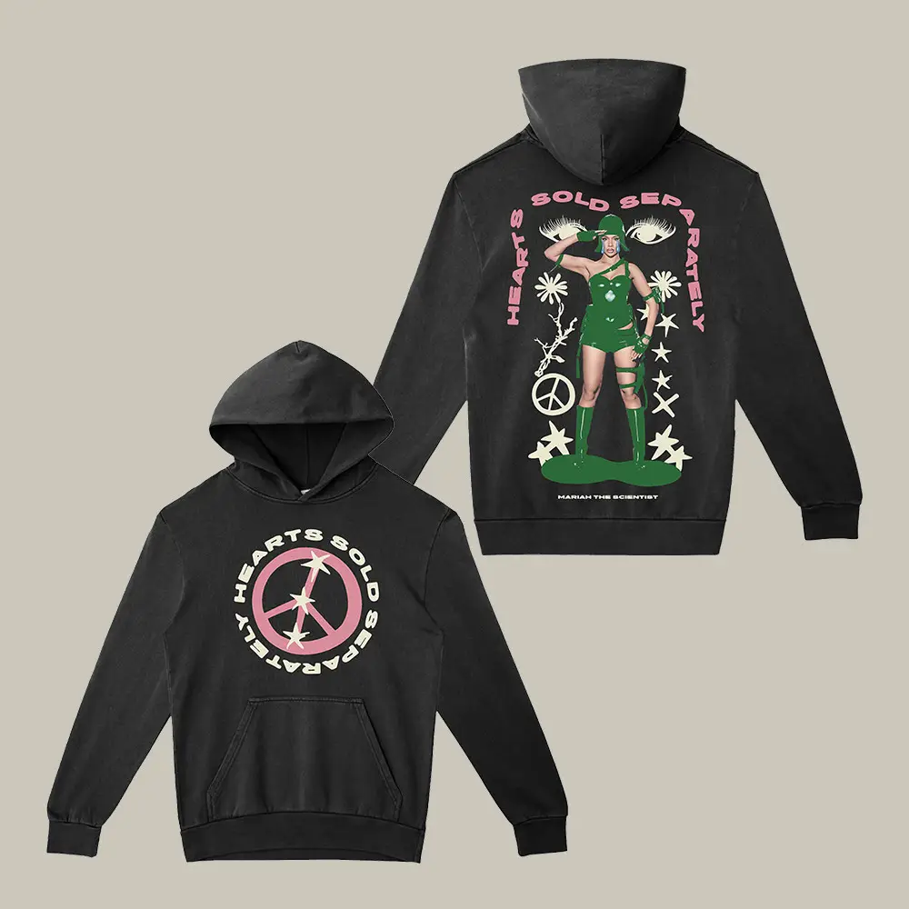Peace Mariah The Scientist Hoodie Hippie Sign Mariah The Scientist Apparel