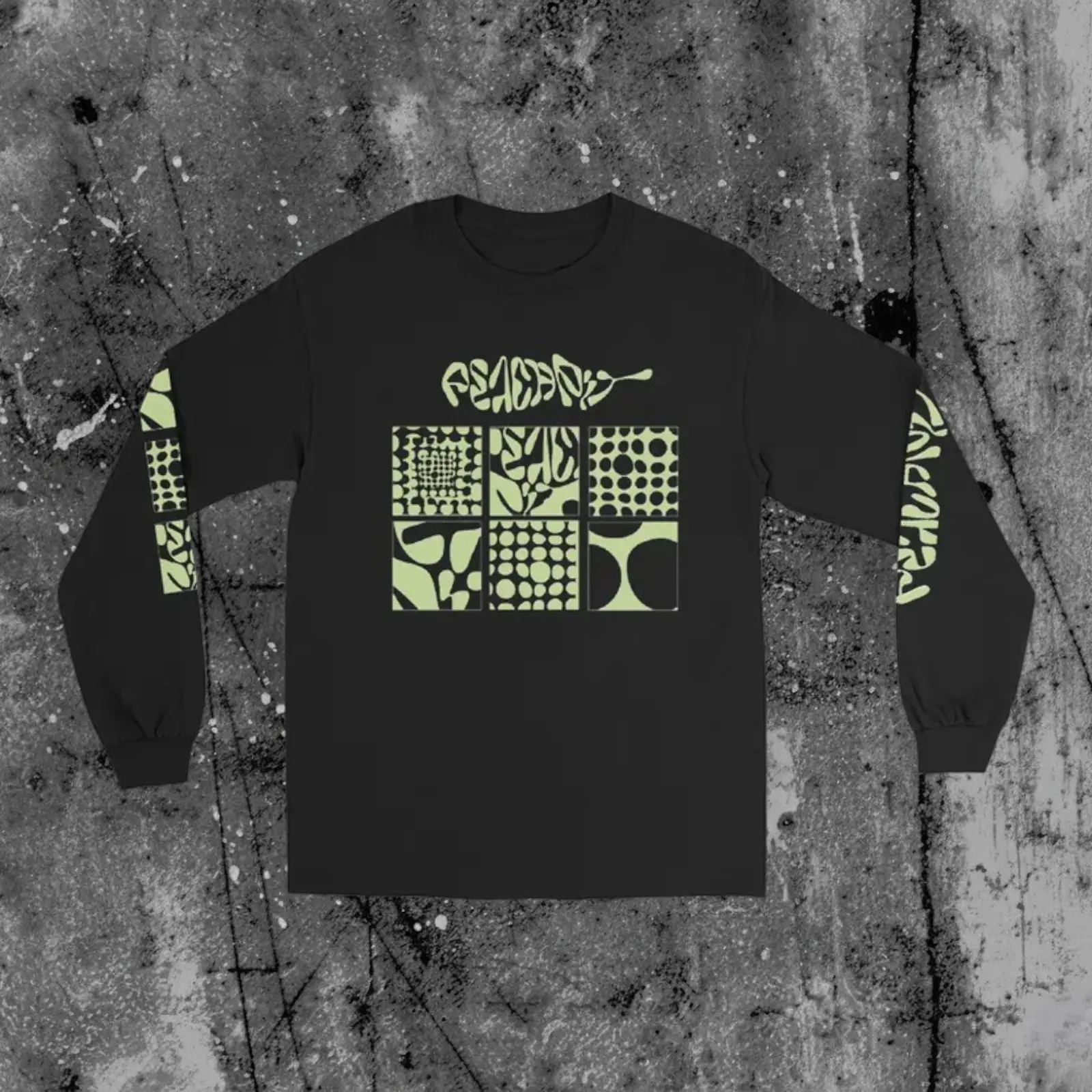 Peach Pit Merch Bacteria Album Cover Long Sleeve T Shirt Gift For Dream Pop Music Fan Peach Pit Merch Bacteria Album Cover Long Sleeve T Shirt Gift For Dream Pop Music Fan - Image 1