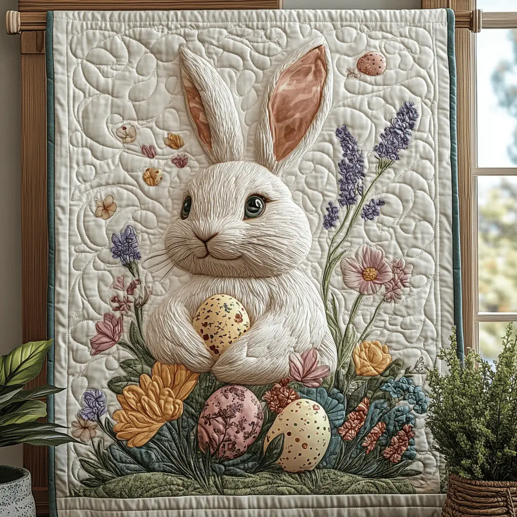 Peep Parade Quilted Blanket Cute Bedroom Decorations Unique Gift For Dad