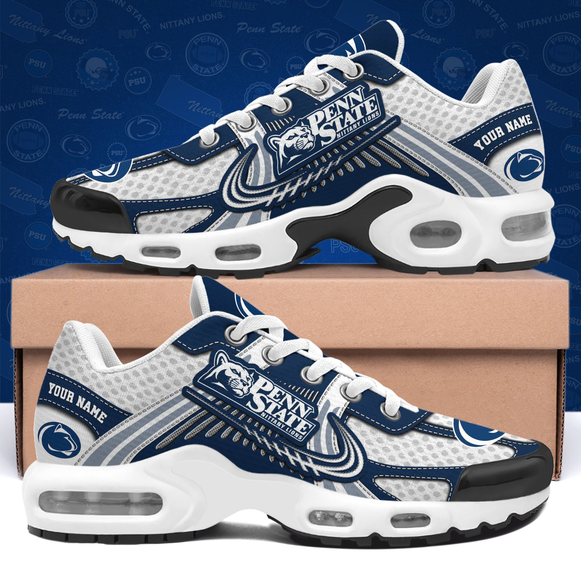 Penn State Nittany Lions Shoes Custom Your Name, Sport Shoes