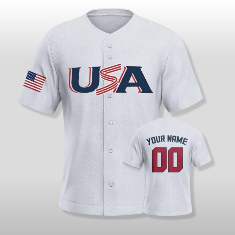 Personalised Team USA Baseball Jersey 2026 World Baseball Classic USA Jersey WBC Merch Gifts