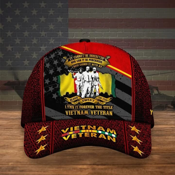 Personalised Vietnam Veteran Hat I Own It Forever The Vietnam Veteran Baseball Cap Merch