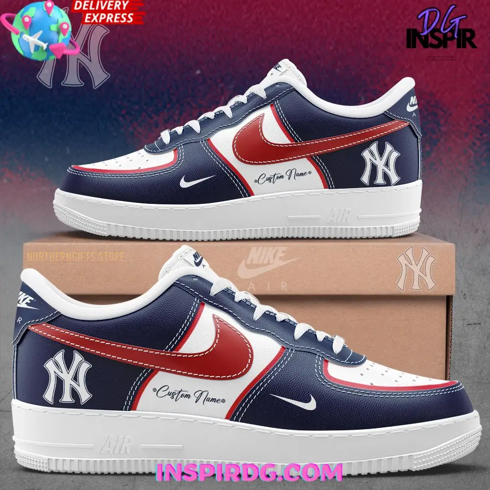 Personalization MLB New York Yankees 2024 Air Force 1 Sneaker