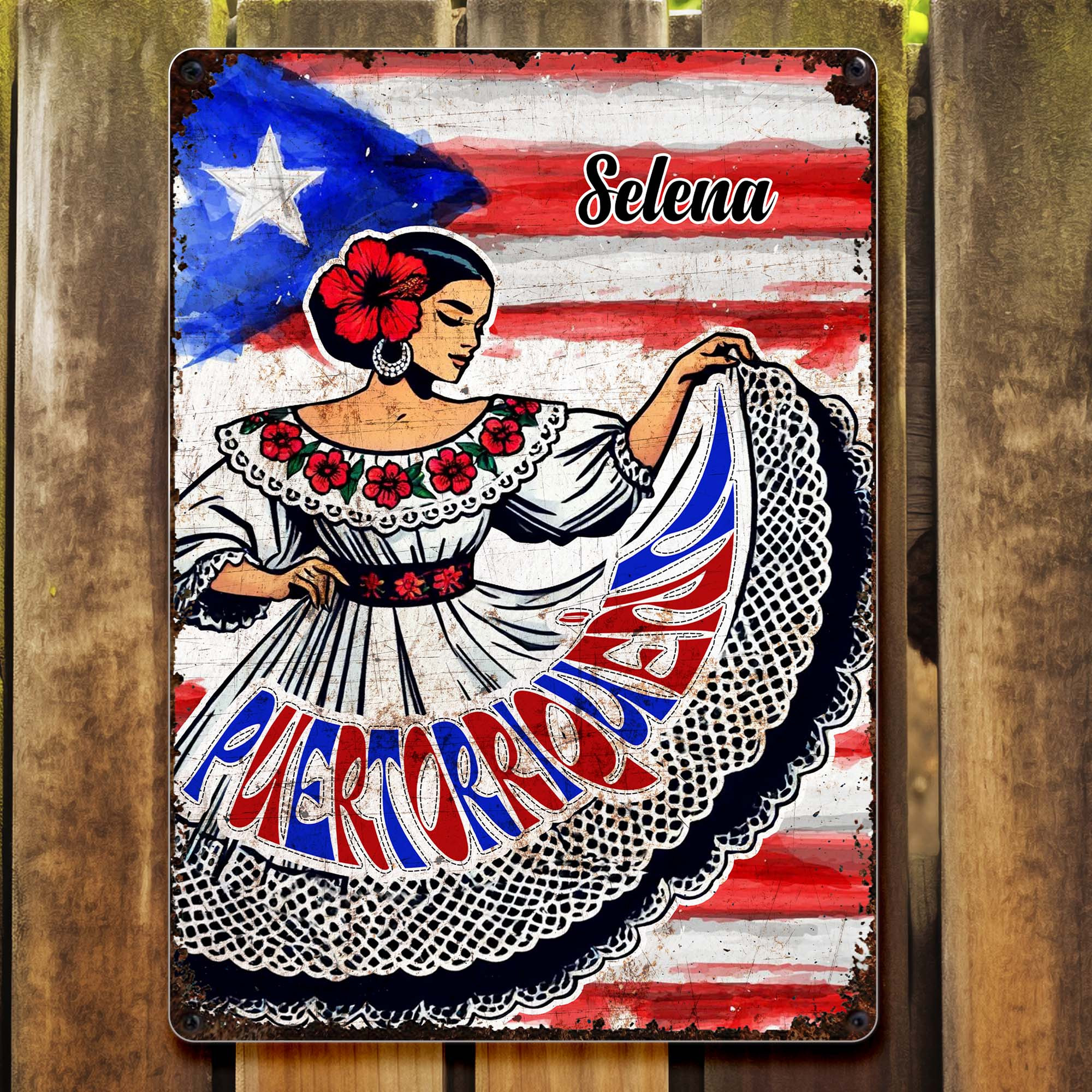 Personalized 1776 2026 250th Anniversary Flag Metal Sign Gift For Patriotic Family