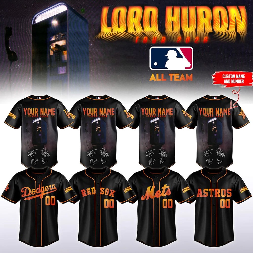 Personalized ALL MLB TEAM X Lord Huron Tour 2026 Jersey Lord Huron Merch Gifts For Fans