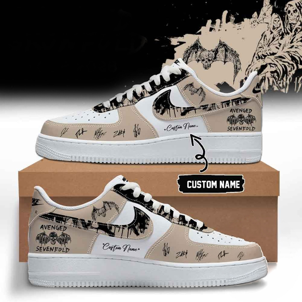 Personalized Avenged Sevenfold Tour 2026 Air Force 1 Shoes Sneakers Avenged Sevenfold Merch