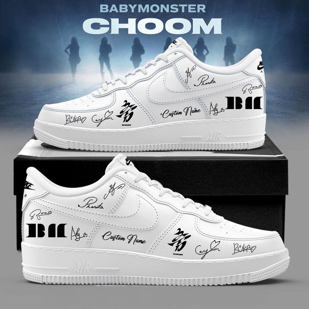 Personalized Babymonster Choom World Tour 2026 Air Force 1 Shoes Sneakers Babymonster Merch