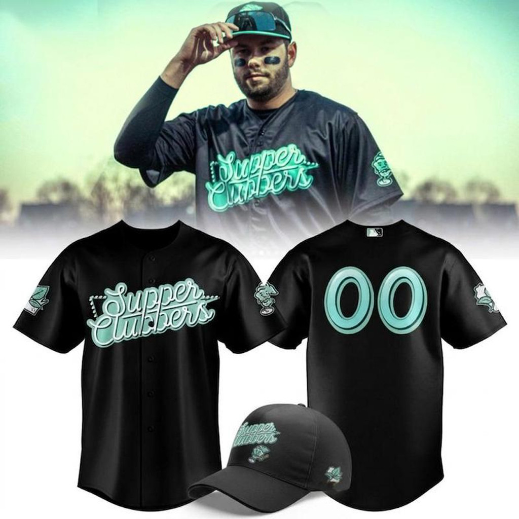 Personalized Beloit Sky Carp 2026 Supper Clubbers Baseball Jersey Beloit Sky Carp Merch
