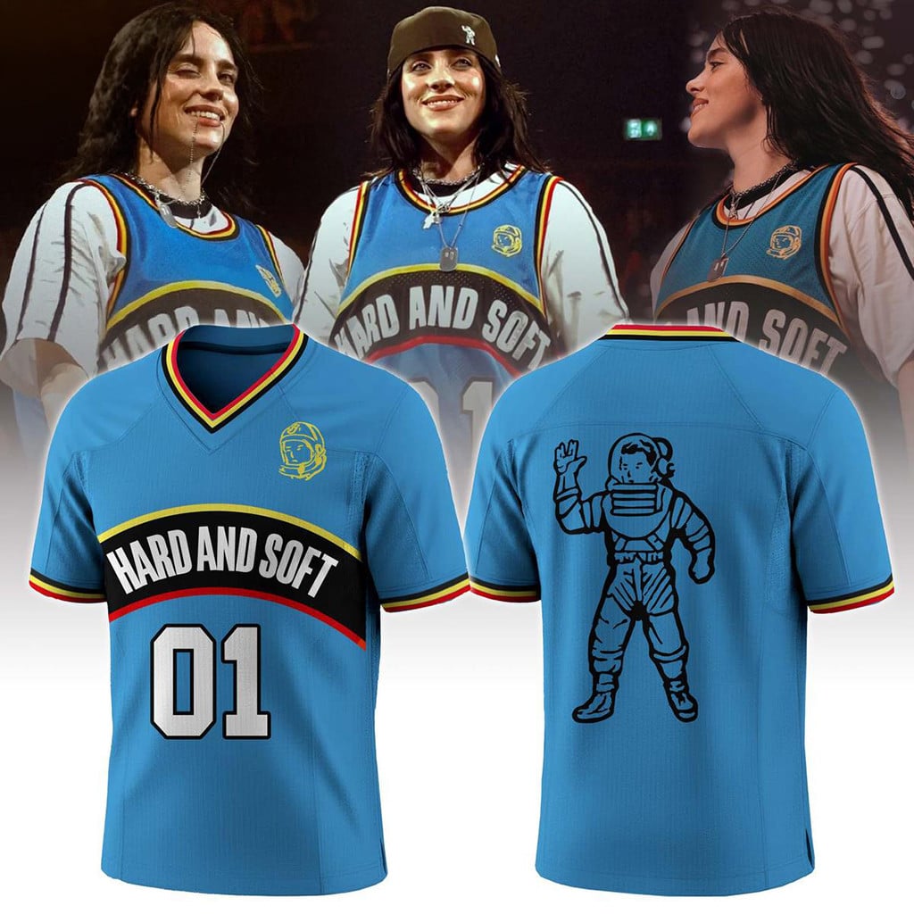 Personalized Billie Eilish X Billionaire Boys Club 2026 Hard and Soft Football Jersey Fan Merch