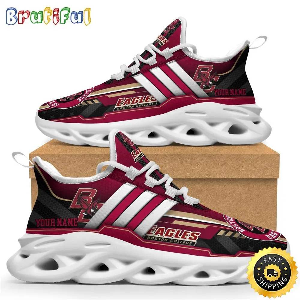 Personalized Boston College Eagles Max Soul Shoes Sneakers Elevate Your Every Step