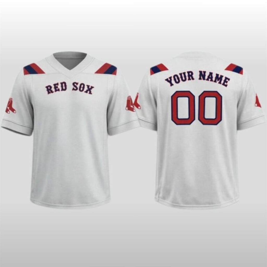 Personalized Boston Red Sox Football Jersey 2026 Boston Red Sox Merch Best Baseball Fan Gifts