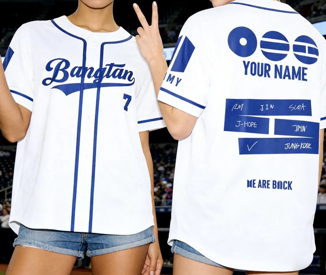 Personalized BTS Merch 2026 Arirang Baseball Jersey BTS K-Pop Shirt Gifts For Army