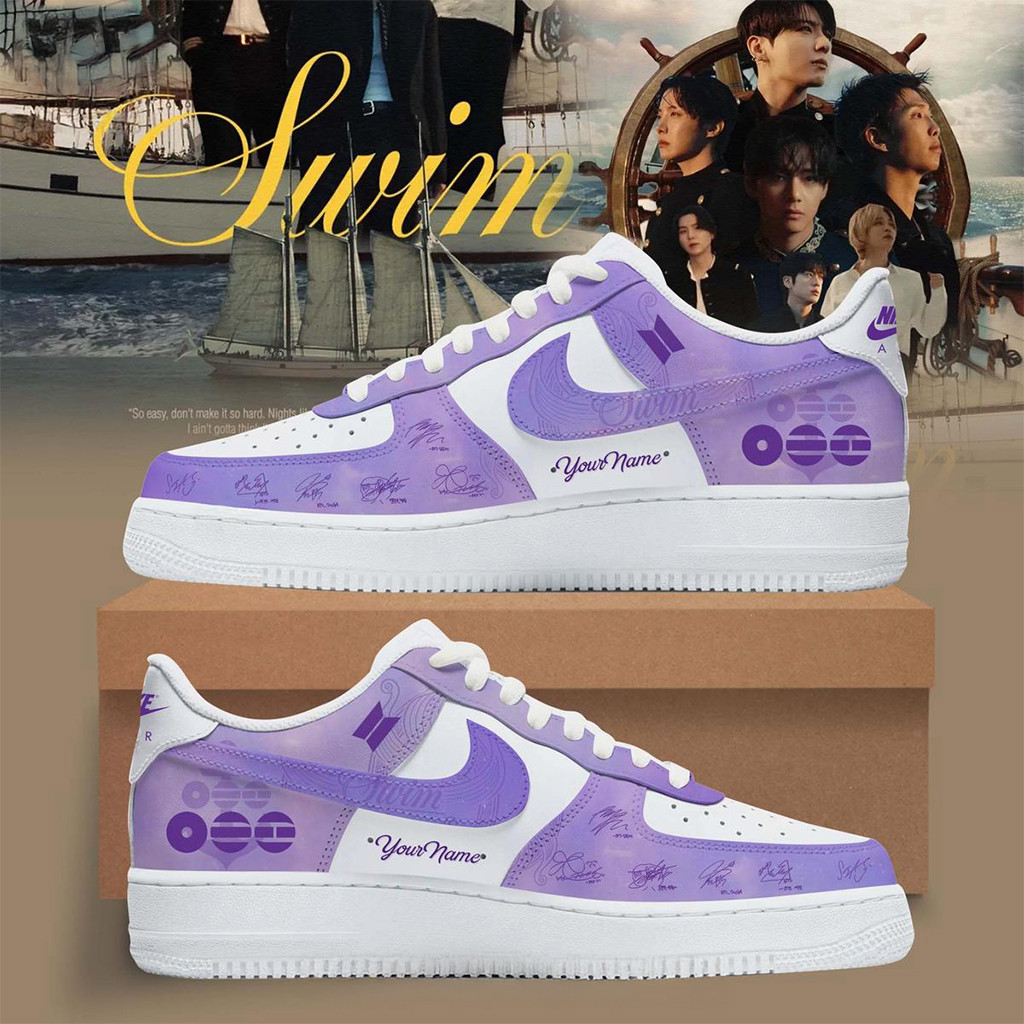 Personalized BTS Swim Arirang Album Mixed Air Force 1 Shoes BTS Merch 2026 Fans Gift