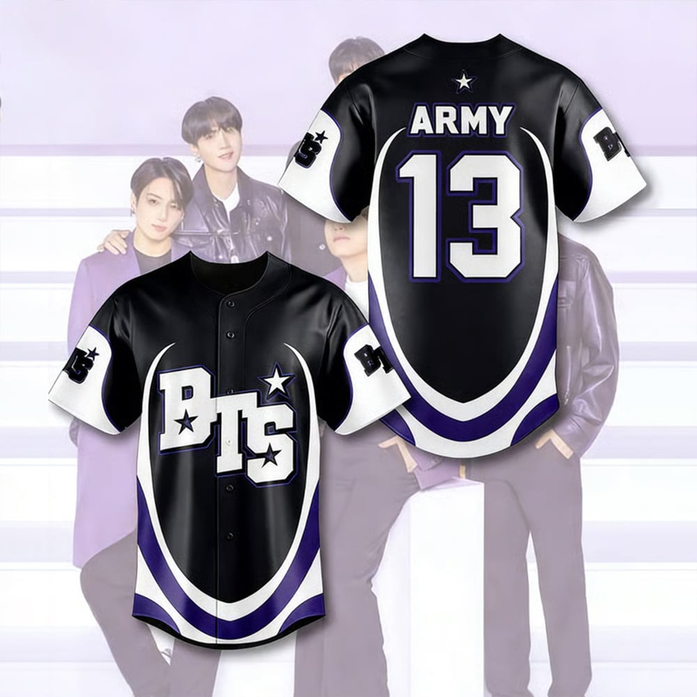 Personalized BTS Welcome To The Universe World Tour 2026 Baseball Jersey BTS Merch Army Gifts