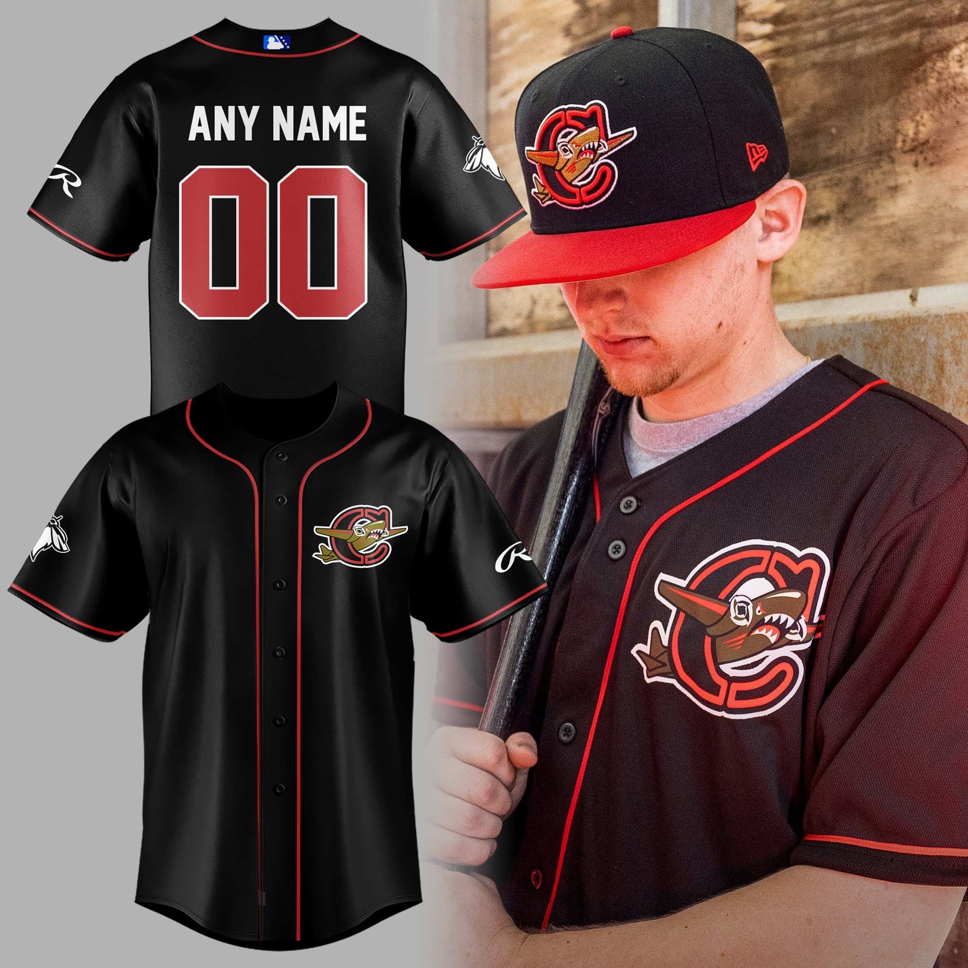 Personalized Capital City Bombers Baseball Jersey Fan Apparel Gifts For Brother