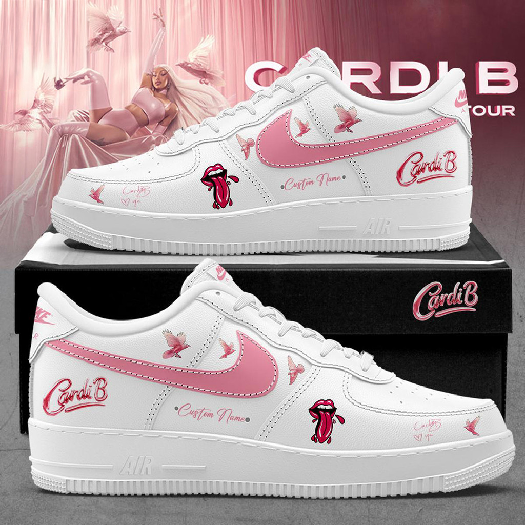 Personalized Cardi B Little Miss Drama Tour 2026 Air Force 1 Shoes Sneakers Cardi B Merch