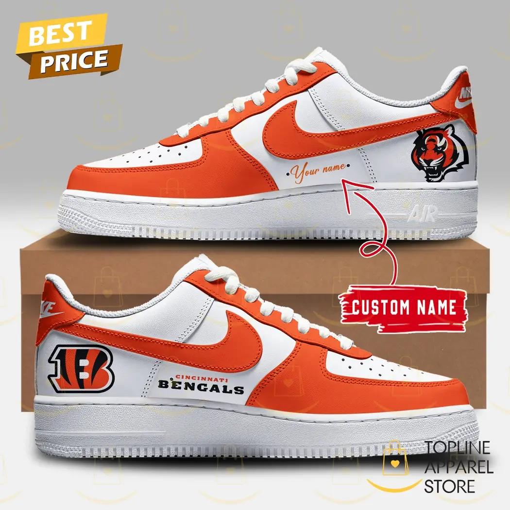 Personalized Cincinnati Bengals Logo Air Force 1