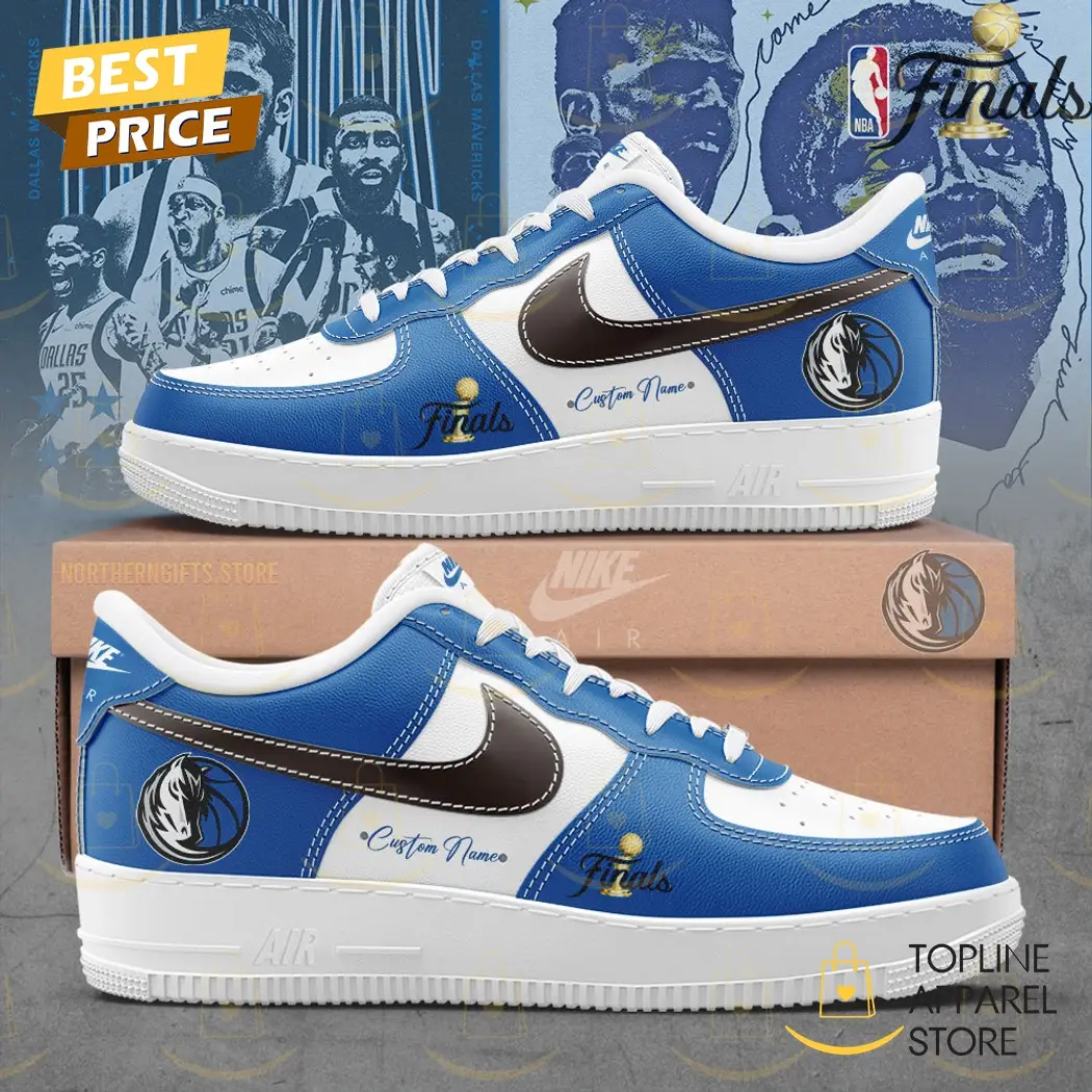 Personalized Dallas Mavericks Fianls Champion Air Force 1 Personalized Dallas Mavericks Fianls Champion Air Force 1 - Image 1