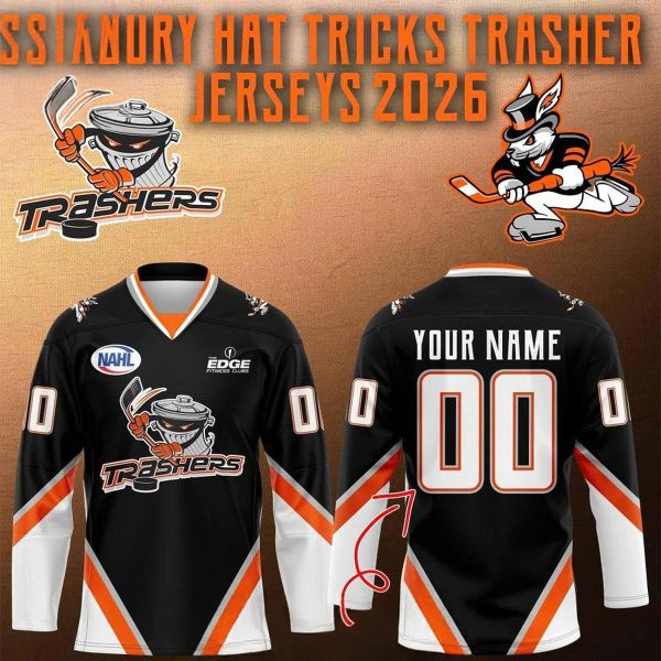 Personalized Danbury Hat Tricks x Trashers Night 2026 Hockey Jersey Shirt Fans Gear