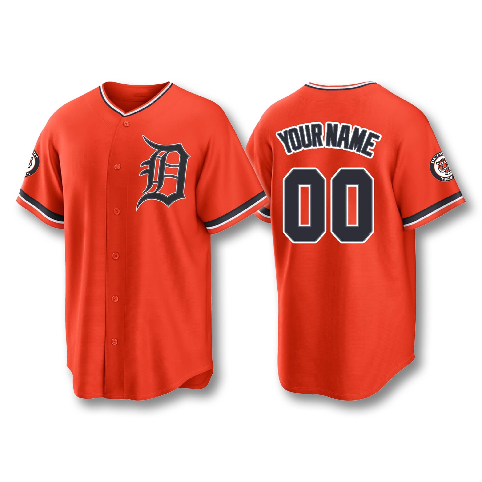 Personalized Detroit Tigers 2026 Alternate Jersey Orange Tigers Merch Gifts For Baseball Fans