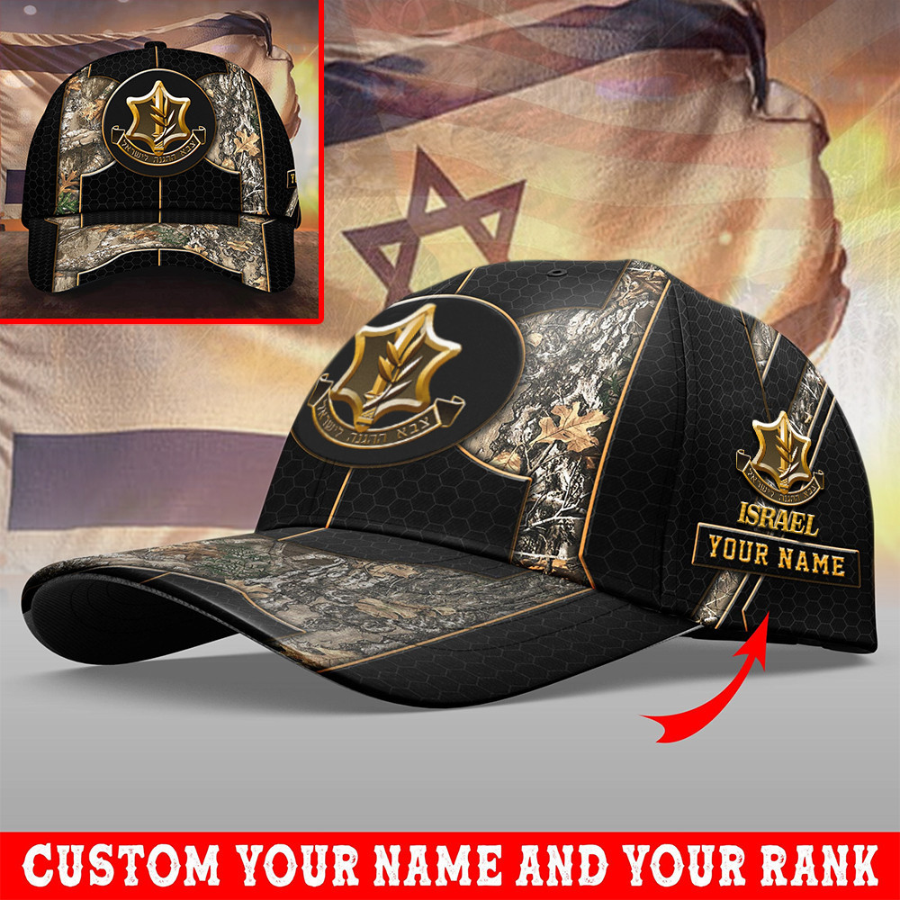 Personalized IDF Camo Hat I Stand With Israel Hat Support Isreal Cap Israeli Merchandise