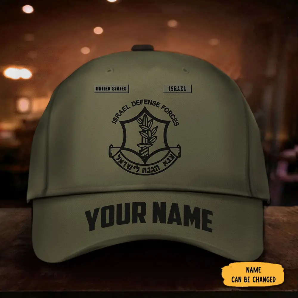 Personalized IDF Hat United States I Stand With Israel Hat Israel Defense Forces Cap Merch Personalized IDF Hat United States I Stand With Israel Hat Israel Defense Forces Cap Merch - Image 1
