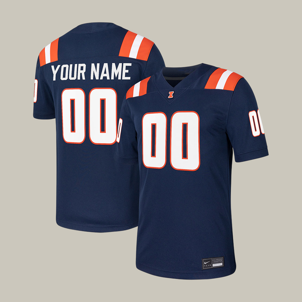 Personalized Illinois Fighting Illini Jersey 2026 NCAA Men's Final Four Clothes Best Fan Gear Personalized Illinois Fighting Illini Jersey 2026 NCAA Men's Final Four Clothes Best Fan Gear - Image 1