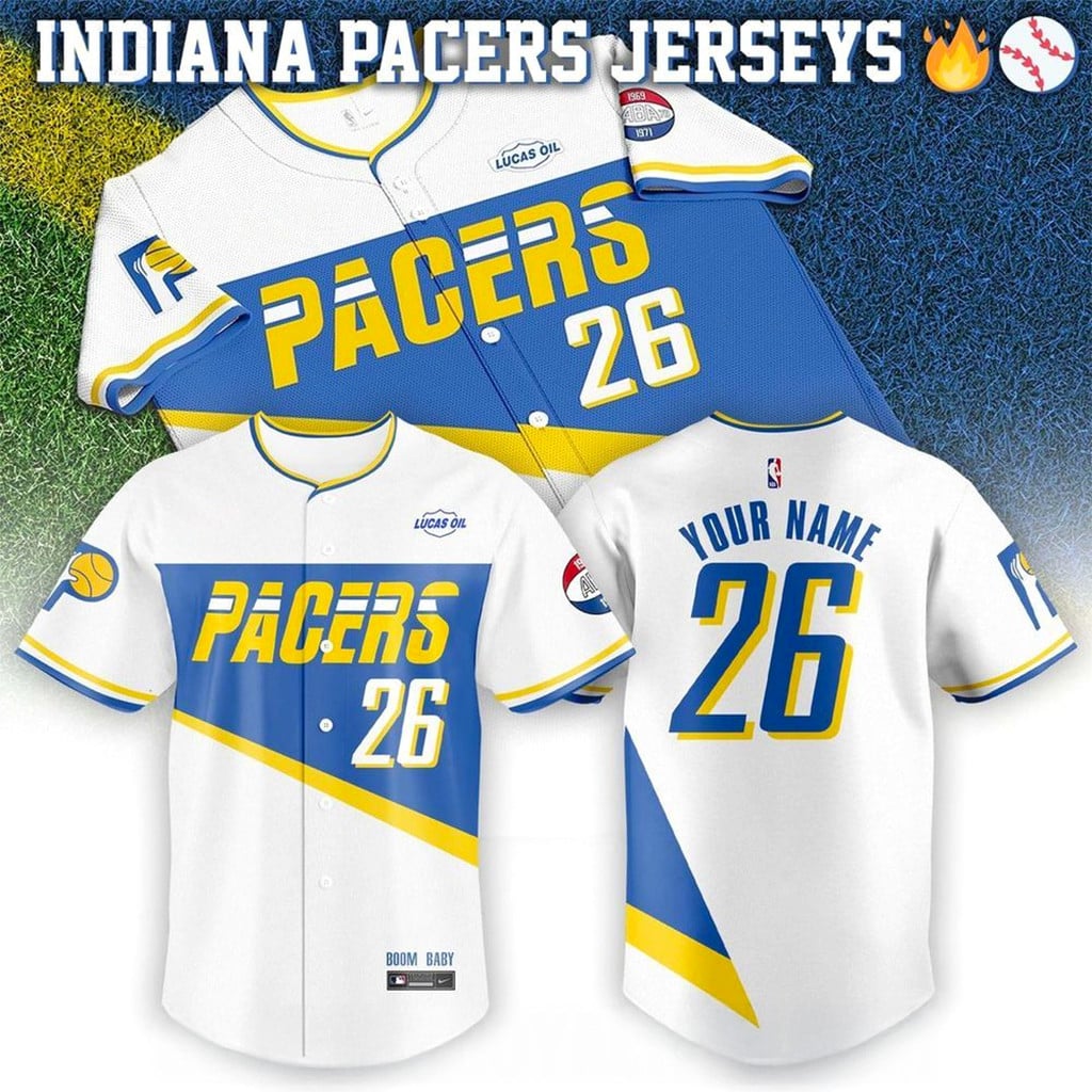 Personalized Indiana Pacers 2025 26 City Edition Swingman Baseball Jersey Indiana Pacers Merch