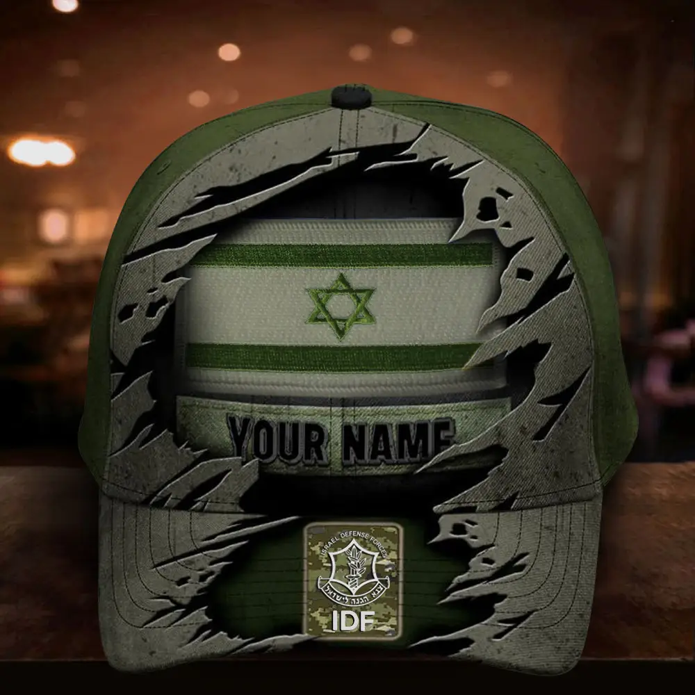 Personalized Israel Defense Forces IDF Hat Israeli Army Hat Gifts For Israel Supporters