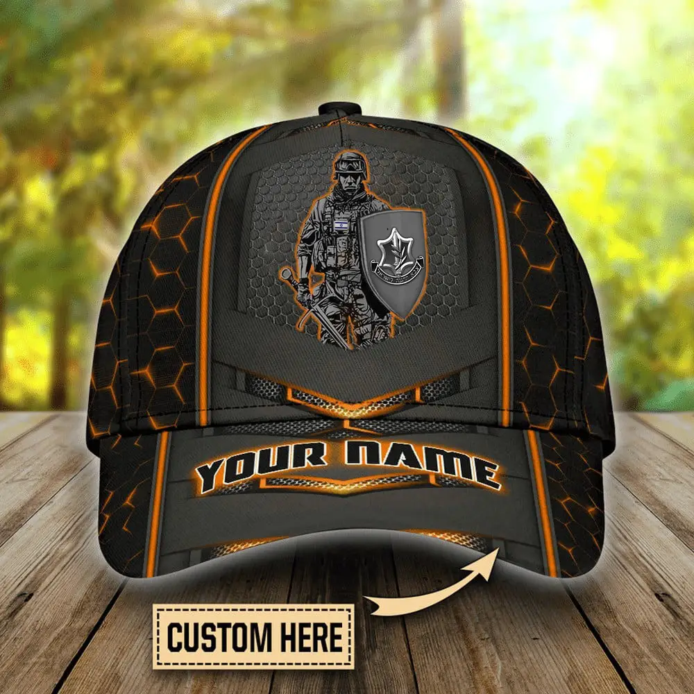 Personalized Israeli Army Hat IDF Hat Israel Defense Forces Cap I Stand With Israel Merchandise