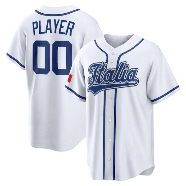 Personalized Italy National Baseball Team Jersey 2026 World Baseball Classic Merch Italia