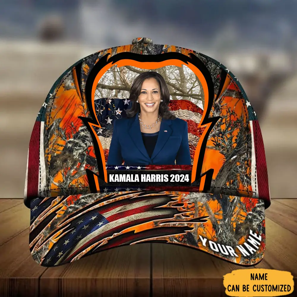 Personalized Kamala Harris 2024 Camo Hat Kamala Campaign Patriotic Cap Dad Gifts Personalized Kamala Harris 2024 Camo Hat Kamala Campaign Patriotic Cap Dad Gifts - Image 1