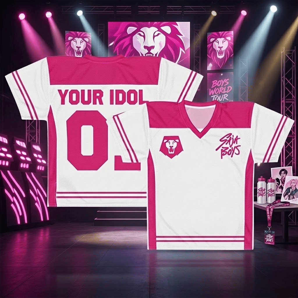 Personalized Kpop Demon Hunters Saja Boys Mesh Jersey 2026 Best Gifts For Friends