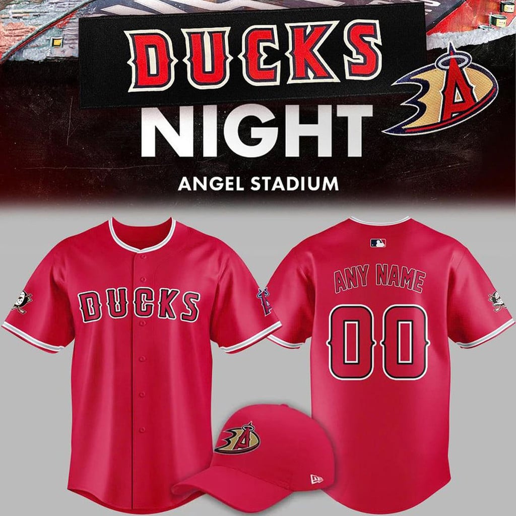 Personalized Los Angeles Angels Ducks Night 2026 Stadium Baseball Jersey LA Dodgers Merch