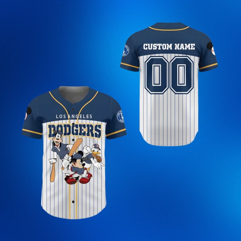 Personalized Los Angeles Dodgers X Mickey Friends 2026 Baseball Jersey LA Dodgers Merch