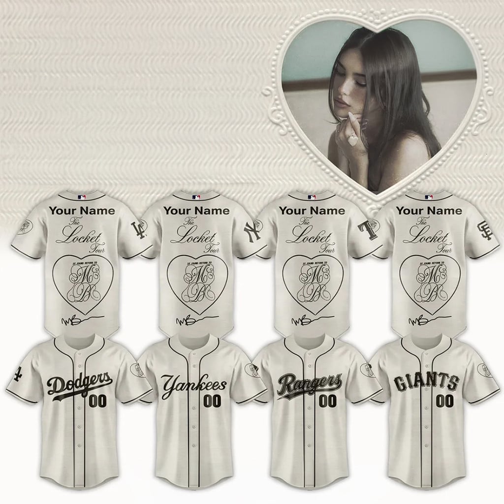 Personalized Madison Beer The Locket Tour X MLB All Team Baseball Jersey Madison Beer Merch
