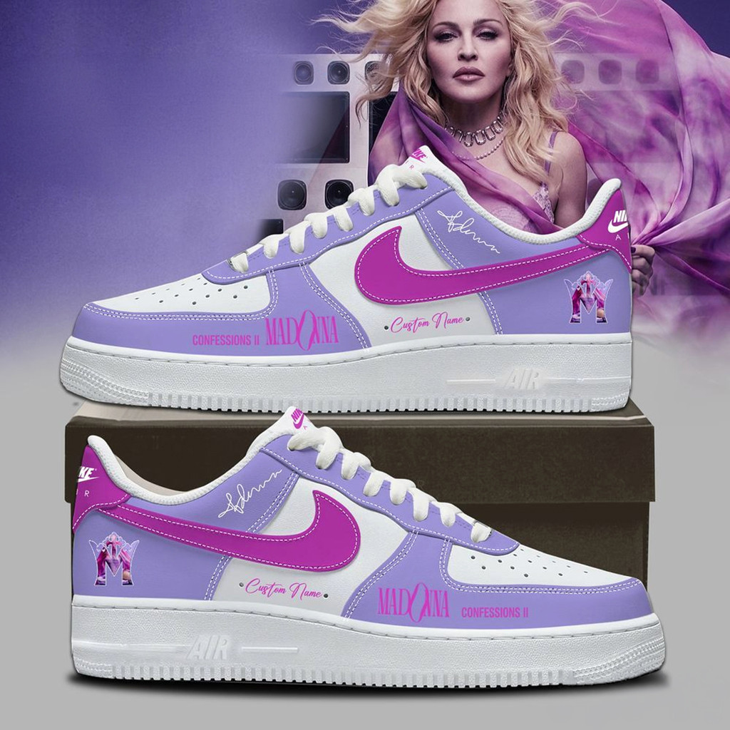 Personalized Madonna Confessions II Album AF 1 Shoes Sneakers Madonna Merch Fan Gifts