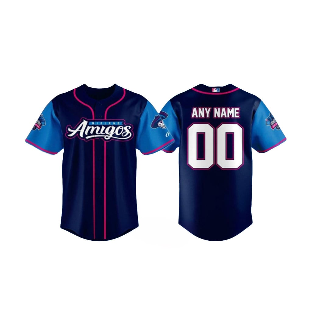 Personalized Midland Rockhounds X Midland Amigos 2026 Baseball Jersey Rockhounds Merch Gifts