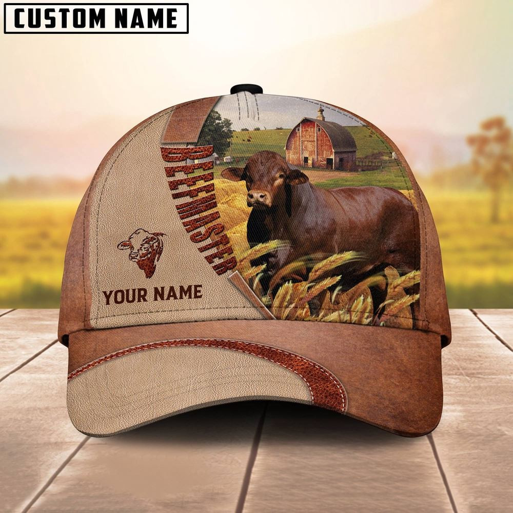 Personalized Name Beefmaster Farm Barn Cap Farm Cap Farmer Baseball Cap Gift Ideas For Farmers Personalized Name Beefmaster Farm Barn Cap Farm Cap Farmer Baseball Cap Gift Ideas For Farmers - Image 1