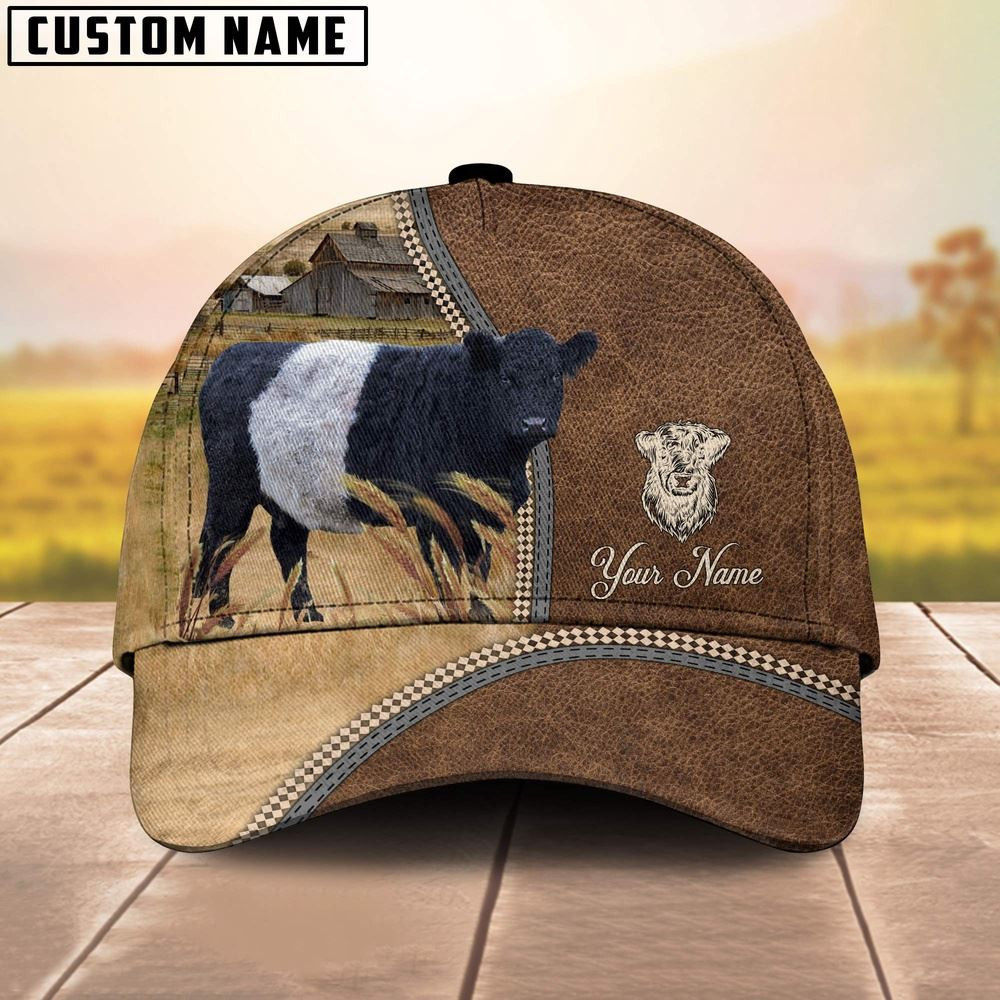 Personalized Name Belted Galloway Farming Cap Farm Cap Farmer Baseball Cap Gift Ideas For Farmers