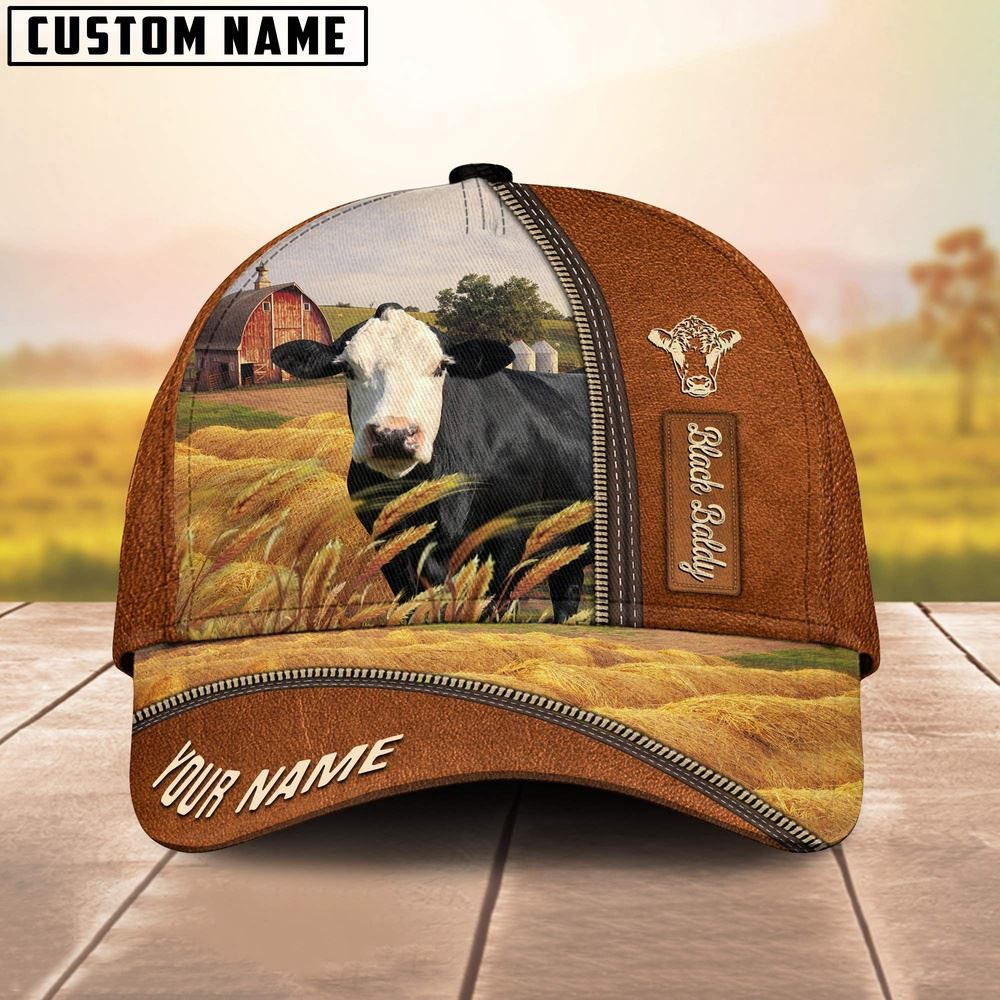 Personalized Name Black Baldy Barn Farm Cap Farm Cap Farmer Baseball Cap Gift Ideas For Farmers