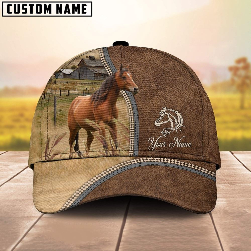 Personalized Name Horse Farming Cap Farm Cap Farmer Baseball Cap Best Gifts For Farmers