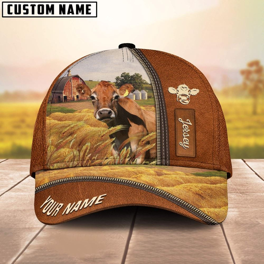 Personalized Name Jersey Barn Farm Cap Farm Cap Farmer Baseball Cap Best Gifts For Farmers