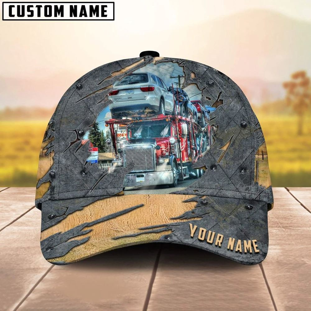 Personalized Name Red Truck 02 Trucker Classic Cap 2024 Farm Cap Farmer Baseball Cap Personalized Name Red Truck 02 Trucker Classic Cap 2024 Farm Cap Farmer Baseball Cap - Image 1