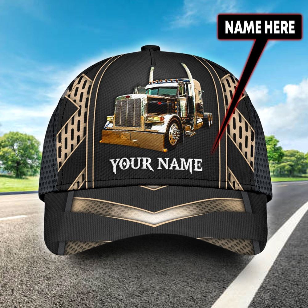 Personalized Name Yellow Trucker Classic Cap Farmer Baseball Cap Unique Gifts For Farmers