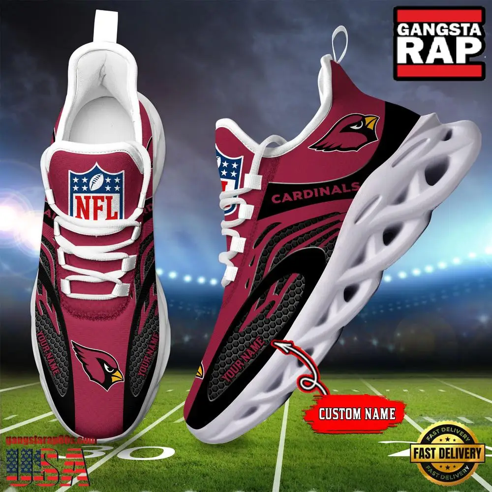 Personalized National Football League Arizona Cardinals Air Max Shoes Air Cushion Sneakers