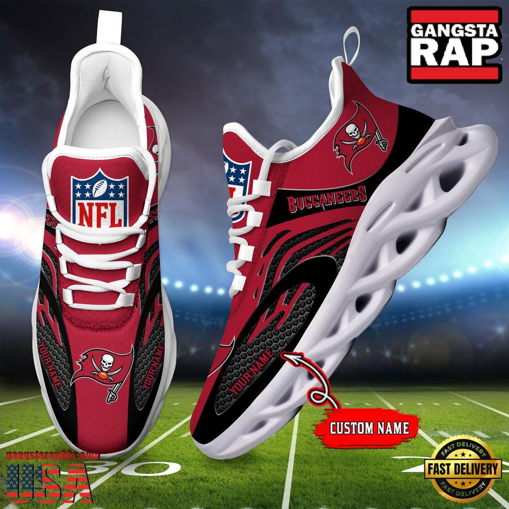 Personalized National Football League Tampa Bay Buccaneers Air Max Shoes Air Cushion Sneakers